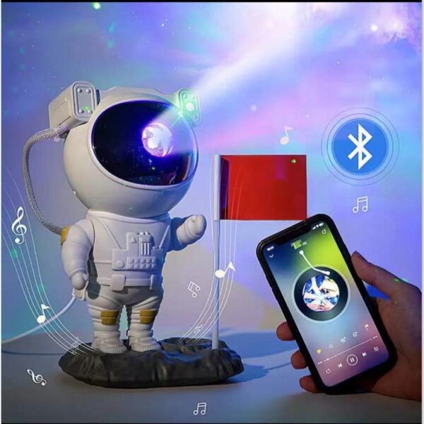 Creative Astronaut Galaxy Starry Sky Projector Nightlight USB Atmospher Bedroom Table Lamp - Image 8